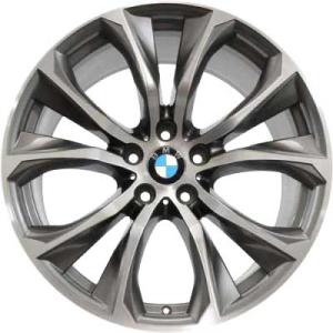 BMW 597 Titanium with Bright Turned Alloy Wheel for BMW X5 M F85 - Sizes 20in