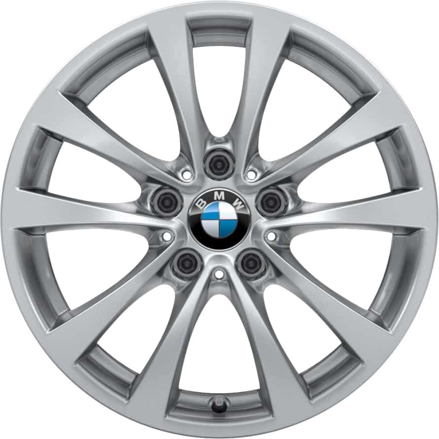 BMW 395 Silver Alloy Wheel Product Image #1