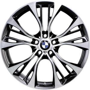 BMW 599M Orbit Grey with Bright Turned Alloy Wheel for BMW X5 M F85 - Sizes 21in