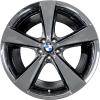 BMW 128 Liquid Black Wheel Img 1