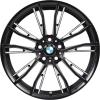 BMW 624M Jet Black Matt with Bright Turned Wheel Img 1