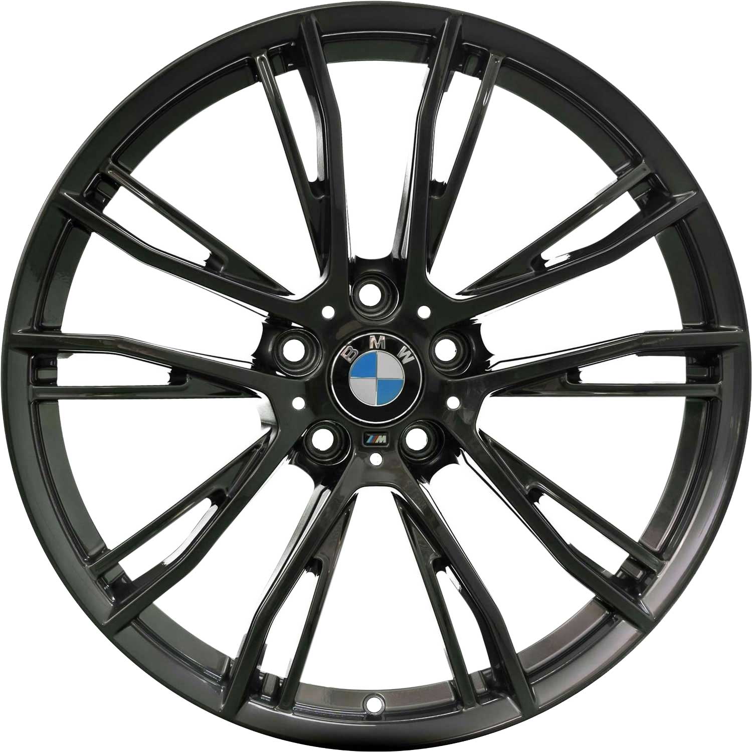 BMW 624M Forged Black Alloy Wheel Product Image #1