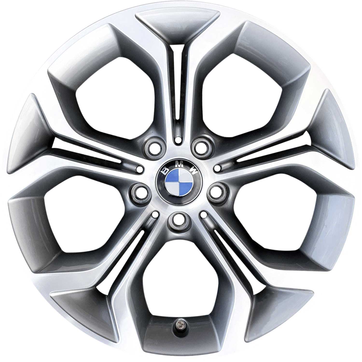BMW 607 Ferric Grey with Bright Turned Alloy Wheel Product Image #1