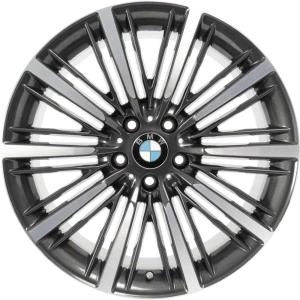 19" BMW 608 Reflex Silver alloy wheel