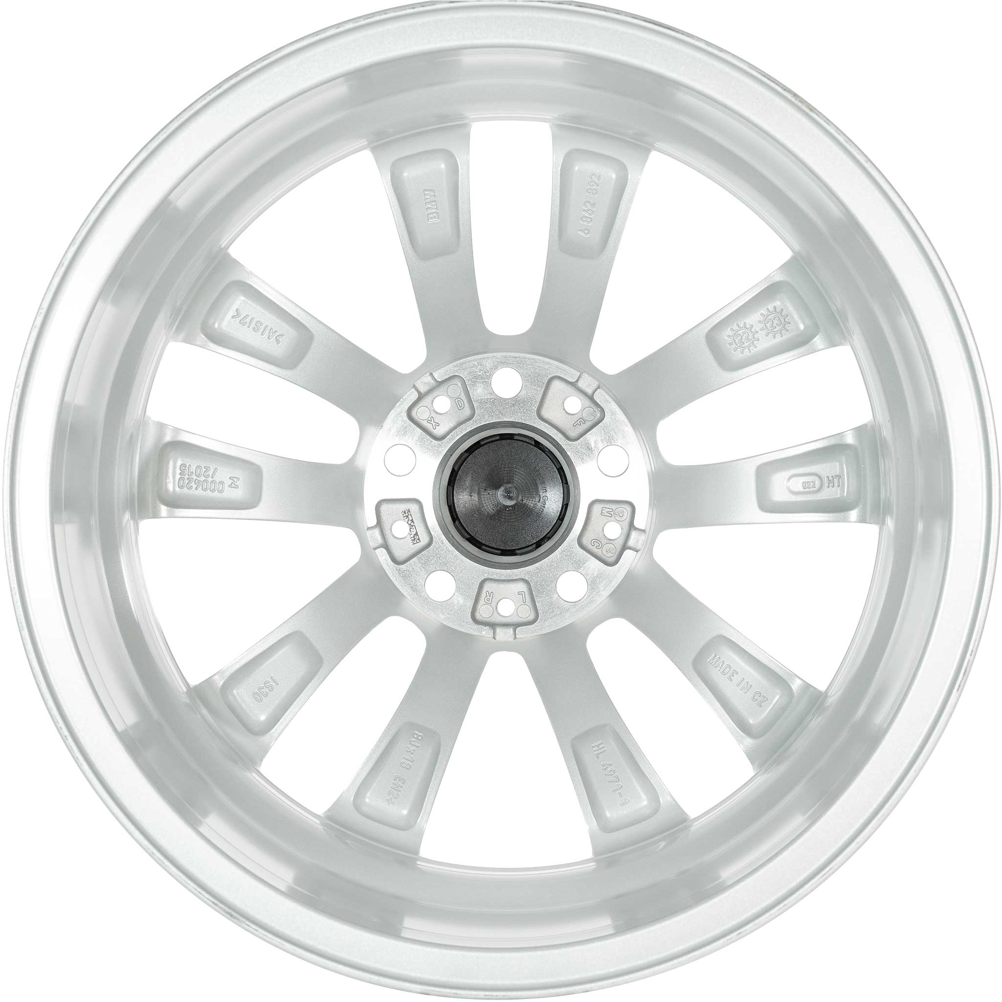 BMW 609 Silver Alloy Wheel Product Image #3