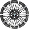 BMW 616 Orbit Grey with Bright Turned Wheel Img 1
