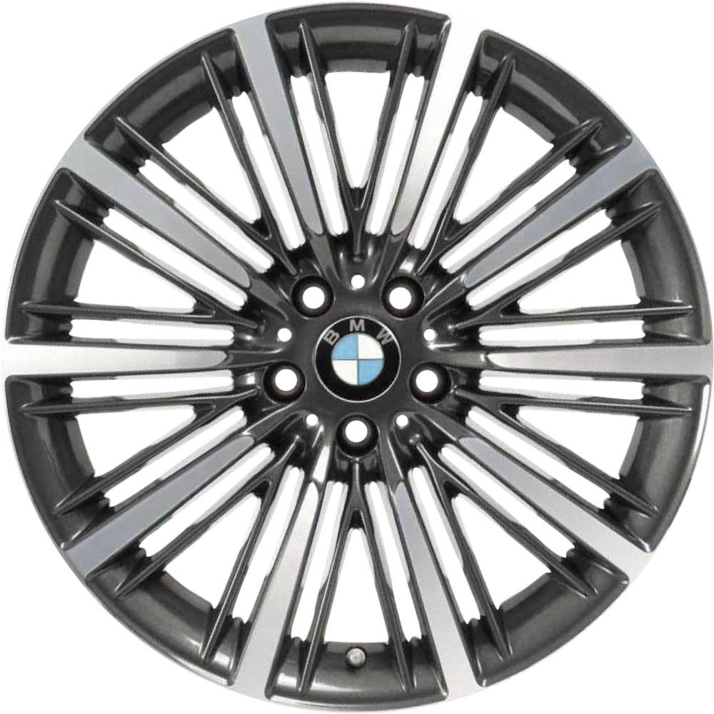BMW 616 Orbit Grey with Bright Turned Alloy Wheel Product Image #1
