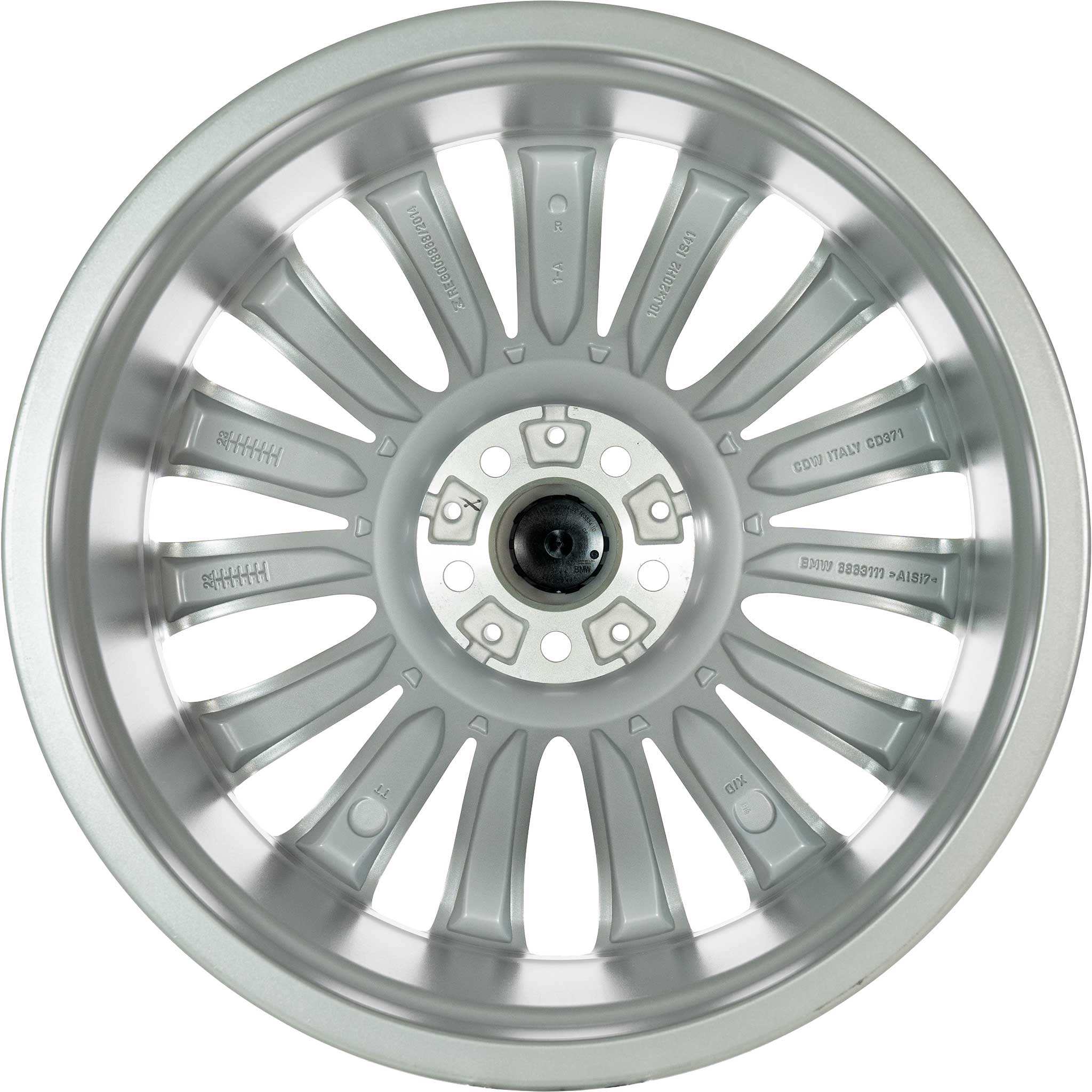 BMW 628 Ferric Grey with Bright Turned Alloy Wheel Product Image #3