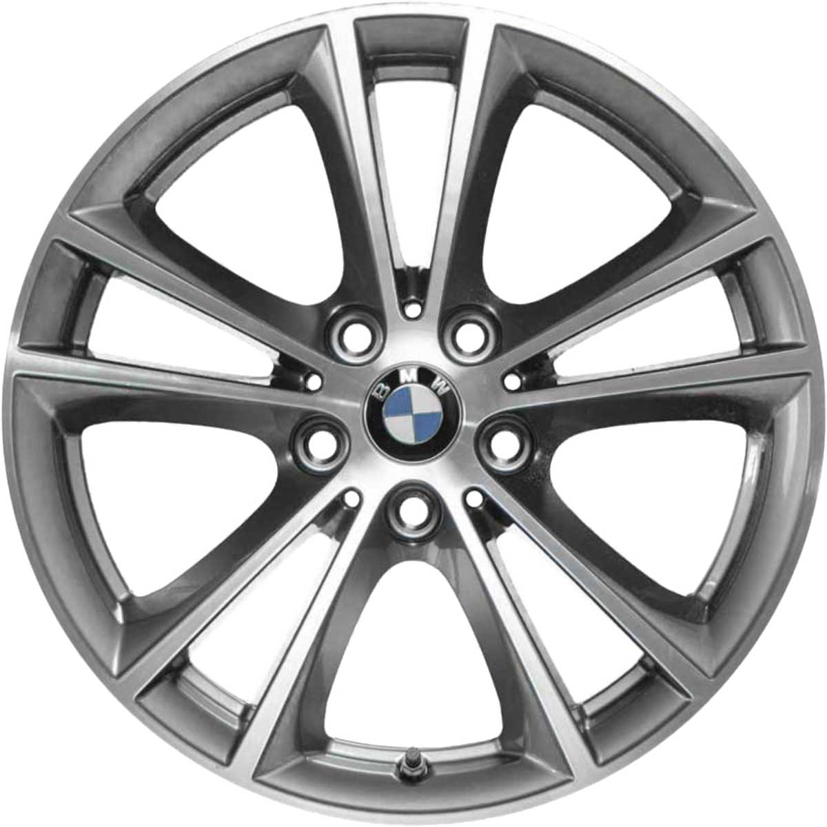 BMW 631 Ferric Grey with Bright Turned Alloy Wheel Product Image #1