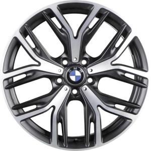 BMW 542 Black with Bright Turned Alloy Wheel for BMW X3 F25 - Sizes 20in