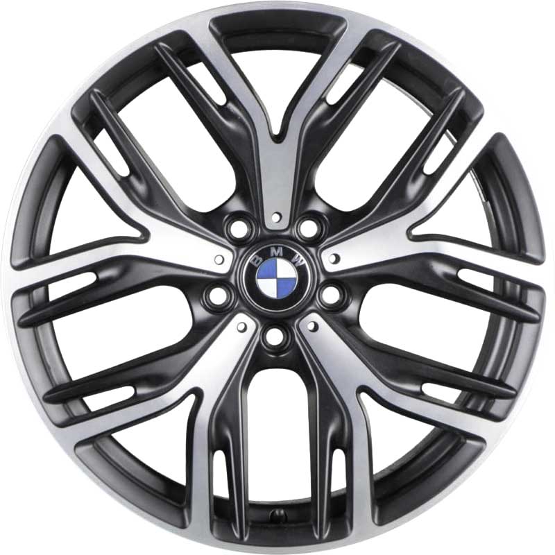 BMW 542 Black with Bright Turned Alloy Wheel Product Image #1