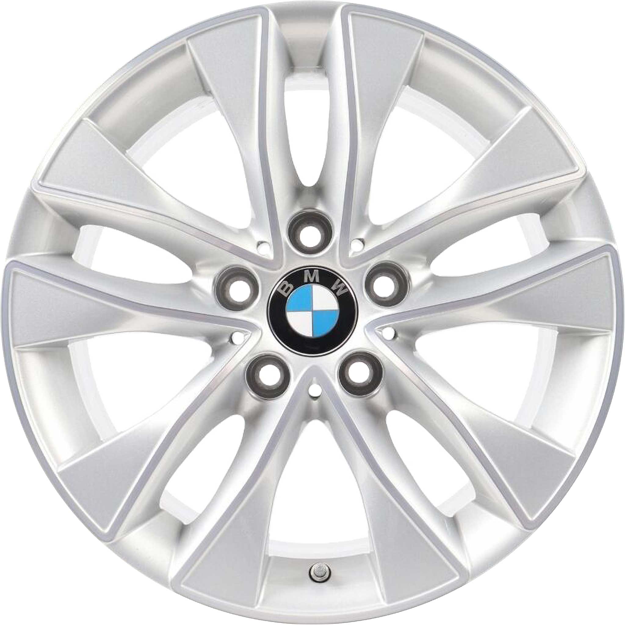 BMW 412 Silver Alloy Wheel Product Image #1