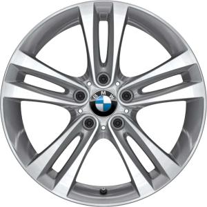 18" BMW 397 Ferric Grey with Bright Turned alloy wheel