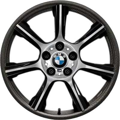 BMW 681M Carbon Fiber Silver Alloy Wheel Product Image #1