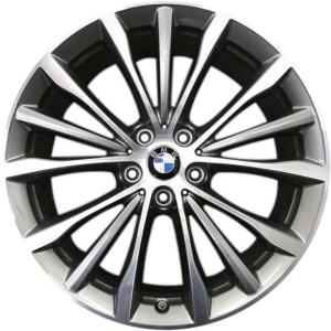 BMW 663 Ferric Grey with Bright Turned Alloy Wheel for BMW 5 Series G31 - Sizes 19in