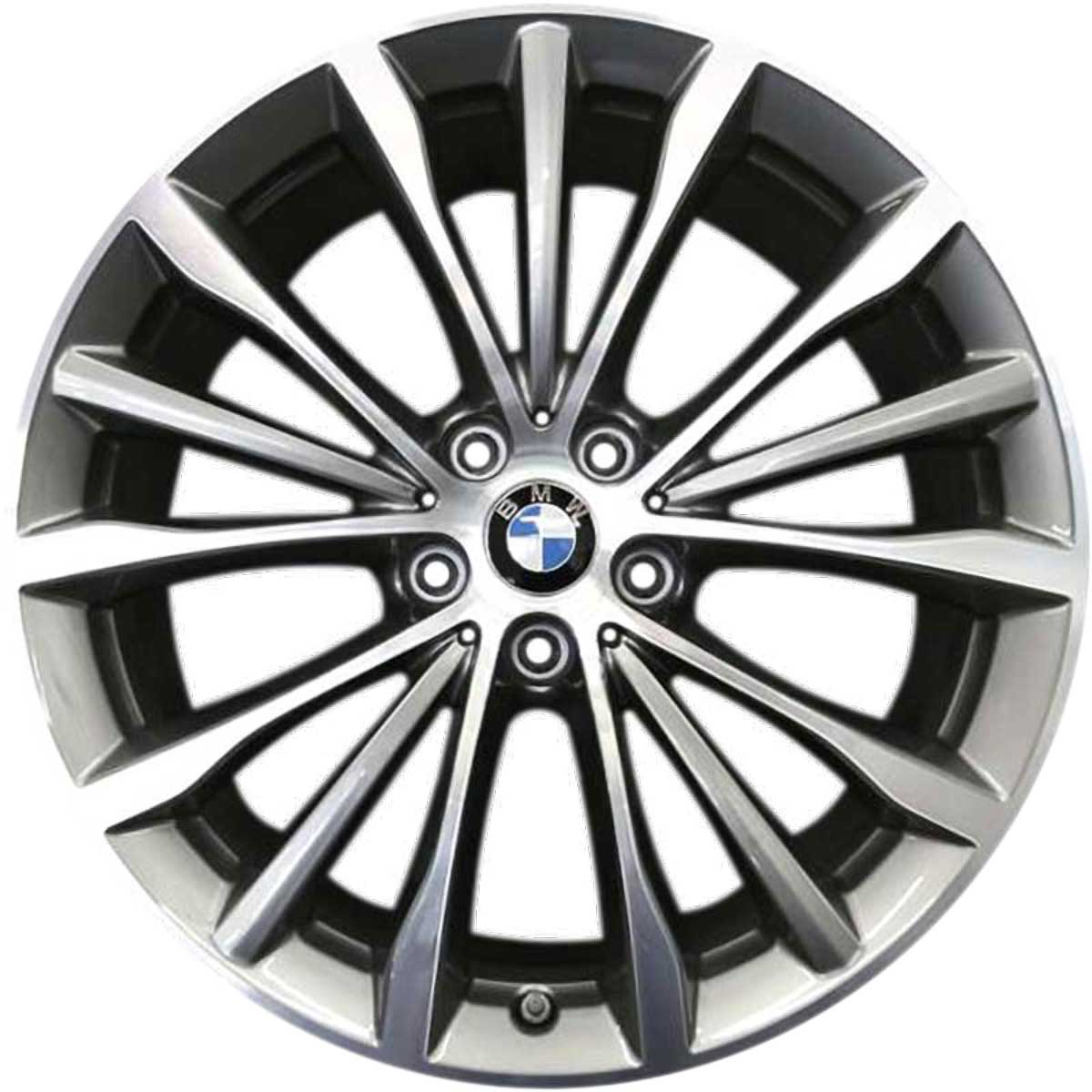 BMW 663 Ferric Grey with Bright Turned Alloy Wheel Product Image #1
