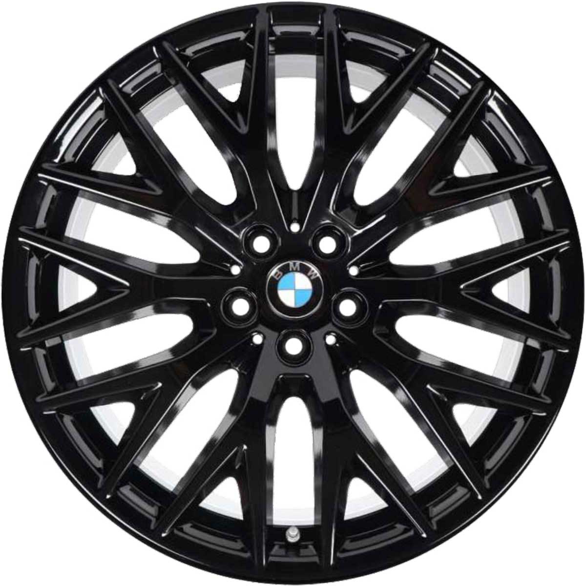 BMW 636 Liquid Black Alloy Wheel Product Image #1