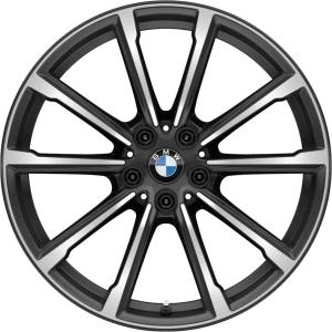 BMW 685 Orbit Grey with Bright Turned Alloy Wheel for BMW 6 Series G32 - Sizes 19in