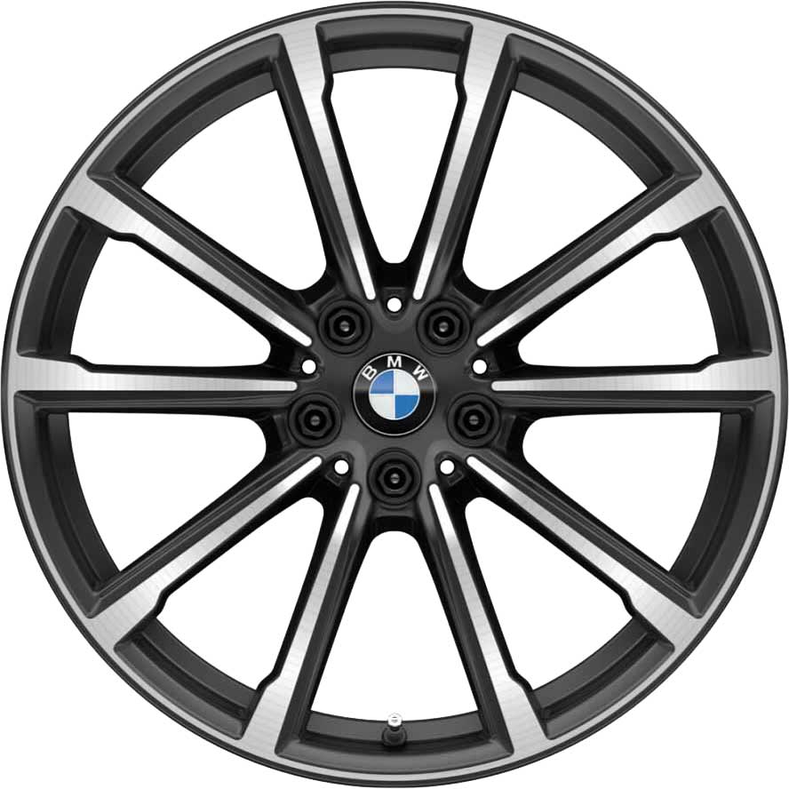 BMW 685 Orbit Grey with Bright Turned Alloy Wheel Product Image #1