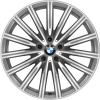 BMW 644 Ferric Grey with Bright Turned Wheel Img 1