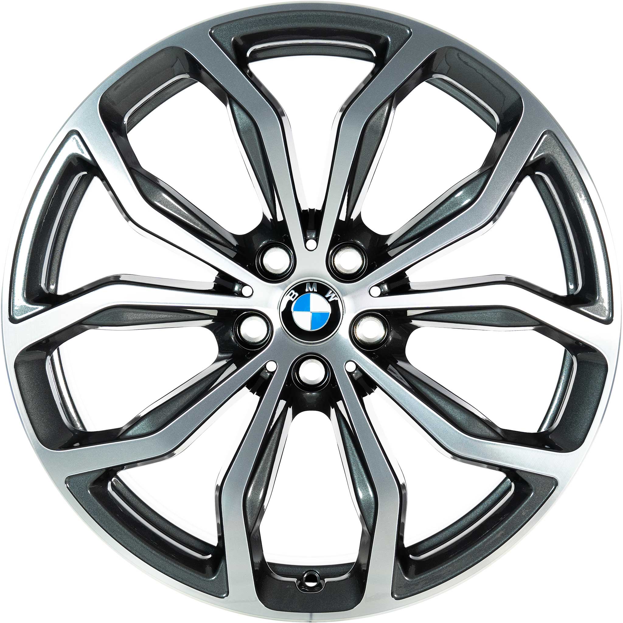 BMW 695 Orbit Grey with Bright Turned Alloy Wheel Product Image #1