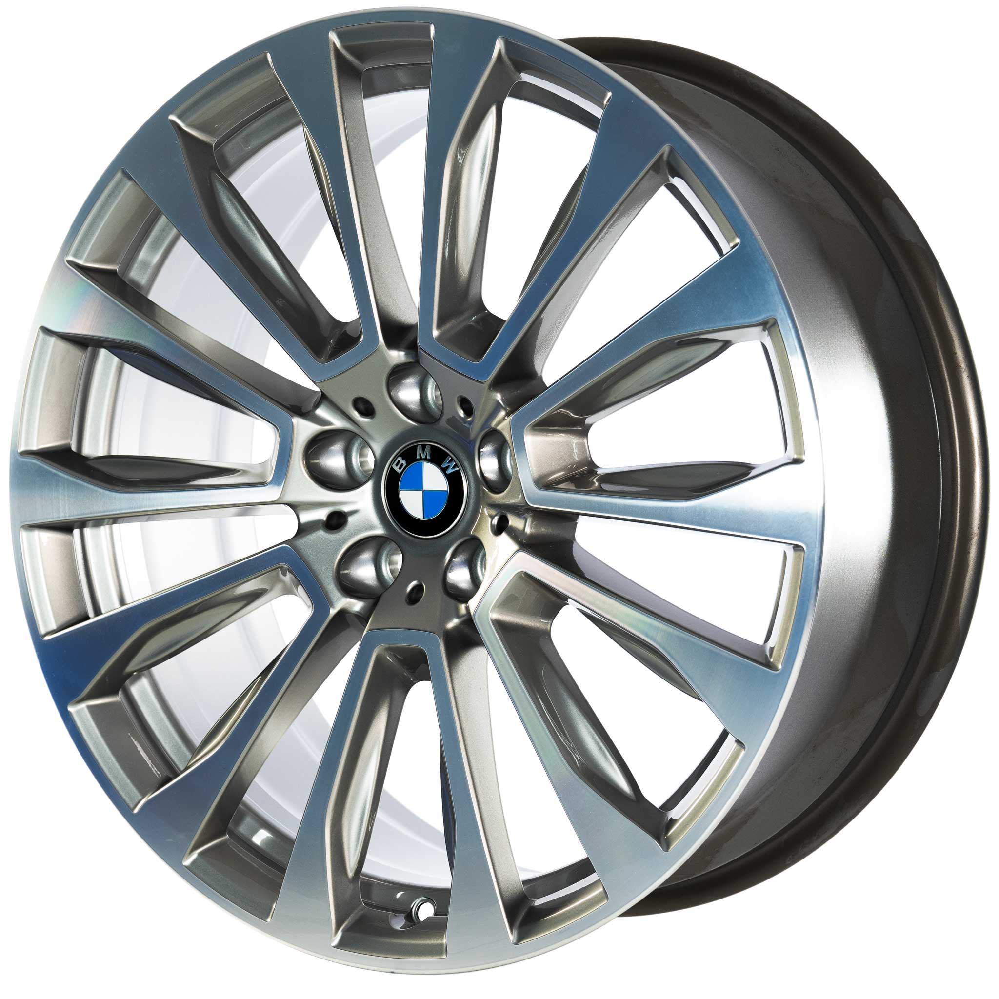 BMW 697 Ferric Grey with Bright Turned Alloy Wheel Product Image #2