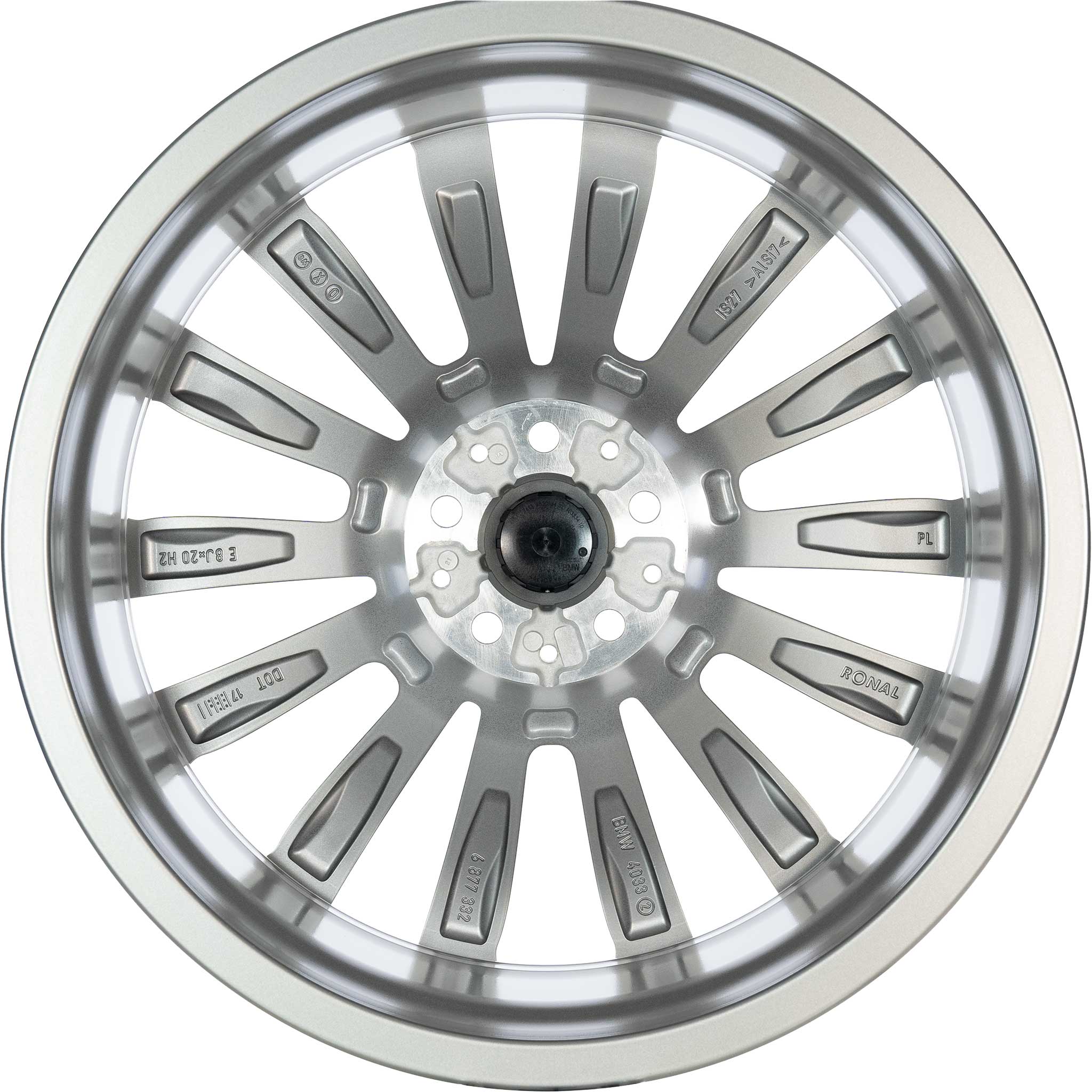 BMW 697 Ferric Grey with Bright Turned Alloy Wheel Product Image #3