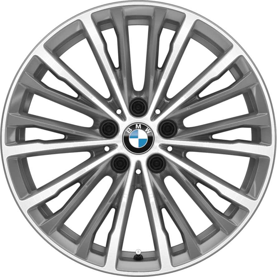 BMW 781 Ferric Grey with Bright Turned Alloy Wheel Product Image #1