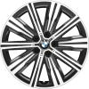 BMW 782 Jet Black with Bright Turned Wheel Img 1