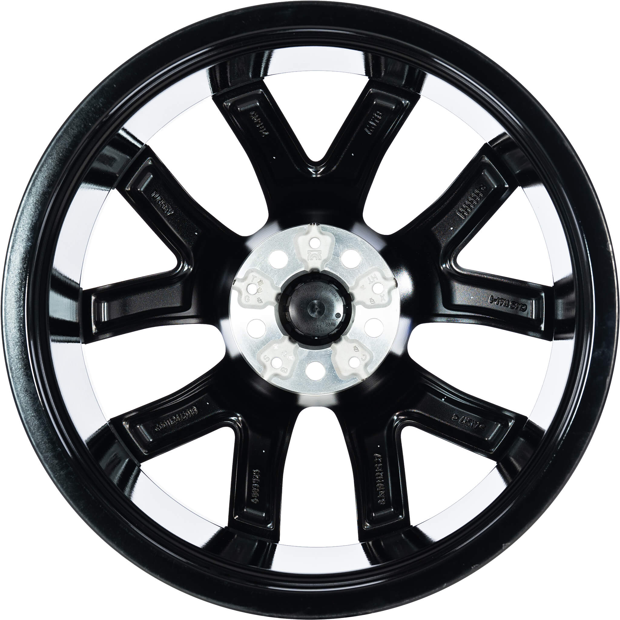 BMW 783 Jet Black with Bright Turned Alloy Wheel Product Image #3