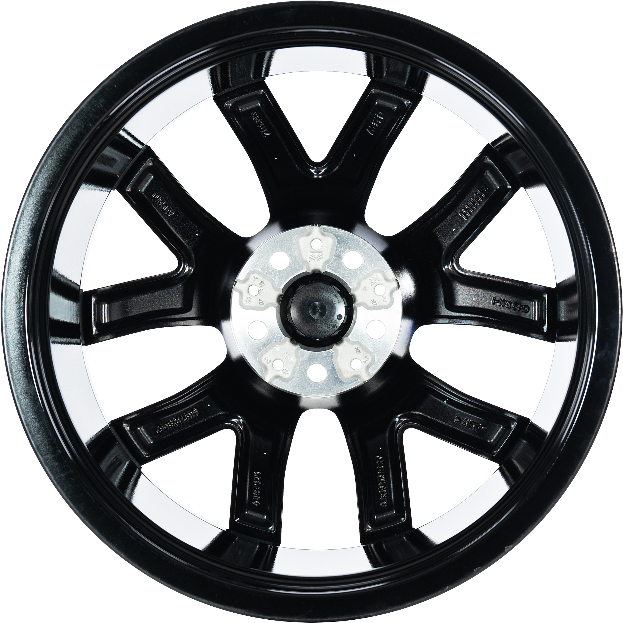 BMW 783 Jet Black with Bright Turned Alloy Wheel Product Image #3