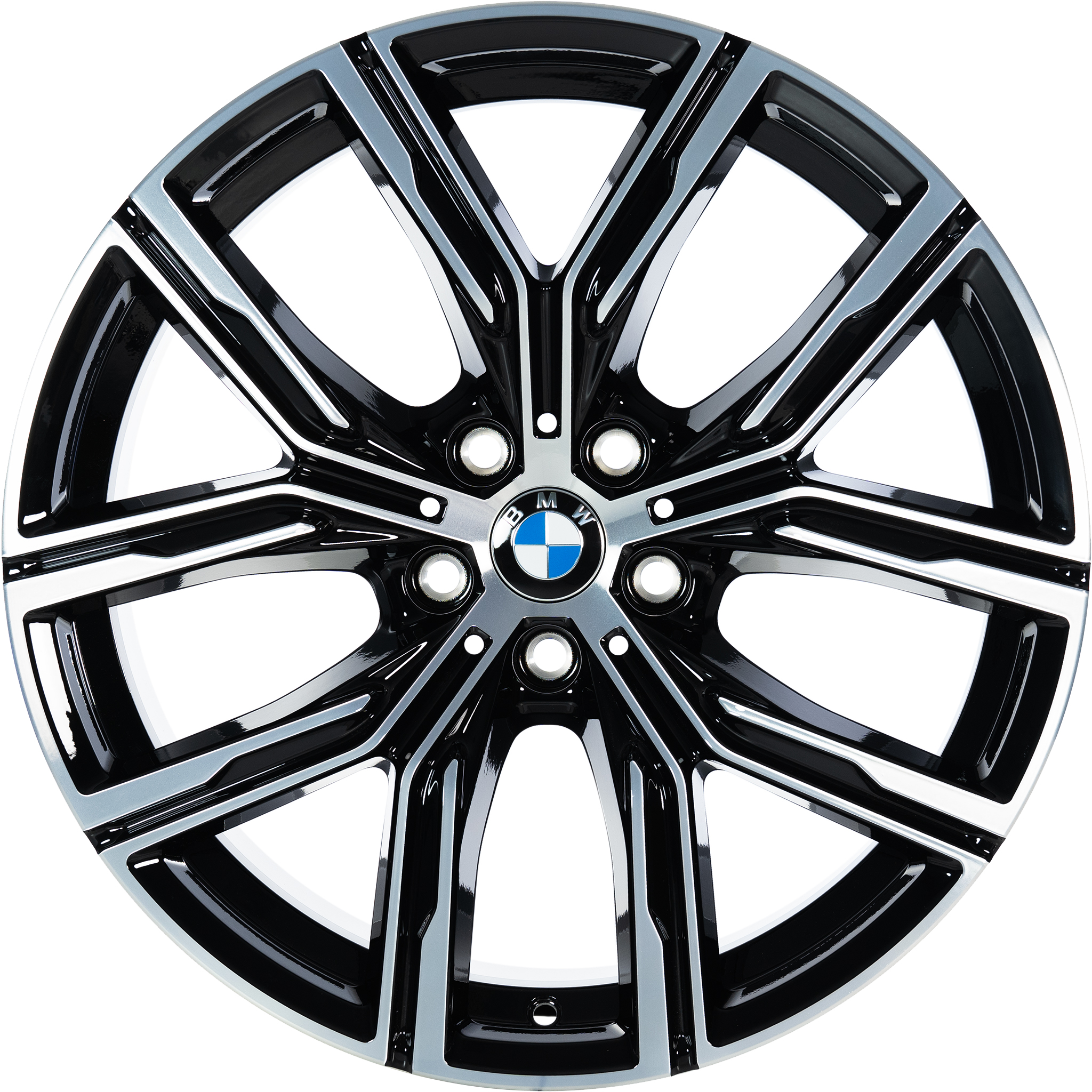 BMW 783 Jet Black with Bright Turned Alloy Wheel Product Image #1