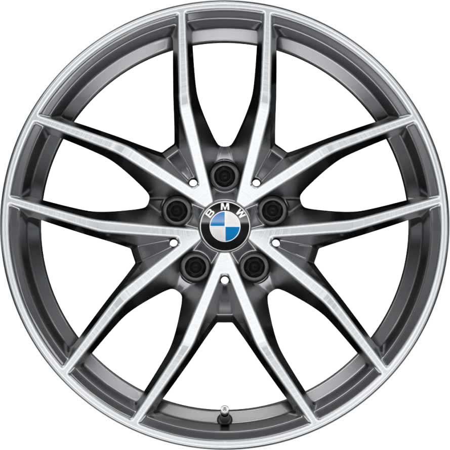BMW 770 Orbit Grey with Bright Turned Alloy Wheel Product Image #1