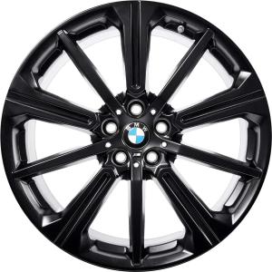 BMW 748M Matt Black Alloy Wheel for BMW X6 M F96 - Sizes 20in