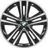 BMW 548 Orbit Grey with Bright Turned Wheel Img 1