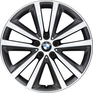19" BMW 690 Orbit Grey with Bright Turned alloy wheel