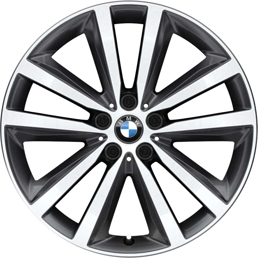 BMW 690 Orbit Grey with Bright Turned Alloy Wheel Product Image #1