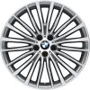 BMW 700 Ferric Grey with Bright Turned Wheel Img 1