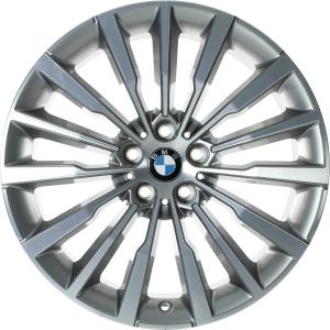 BMW 731 Ferric Grey with Bright Turned Alloy Wheel for BMW 8 Series G16 - Sizes 19in