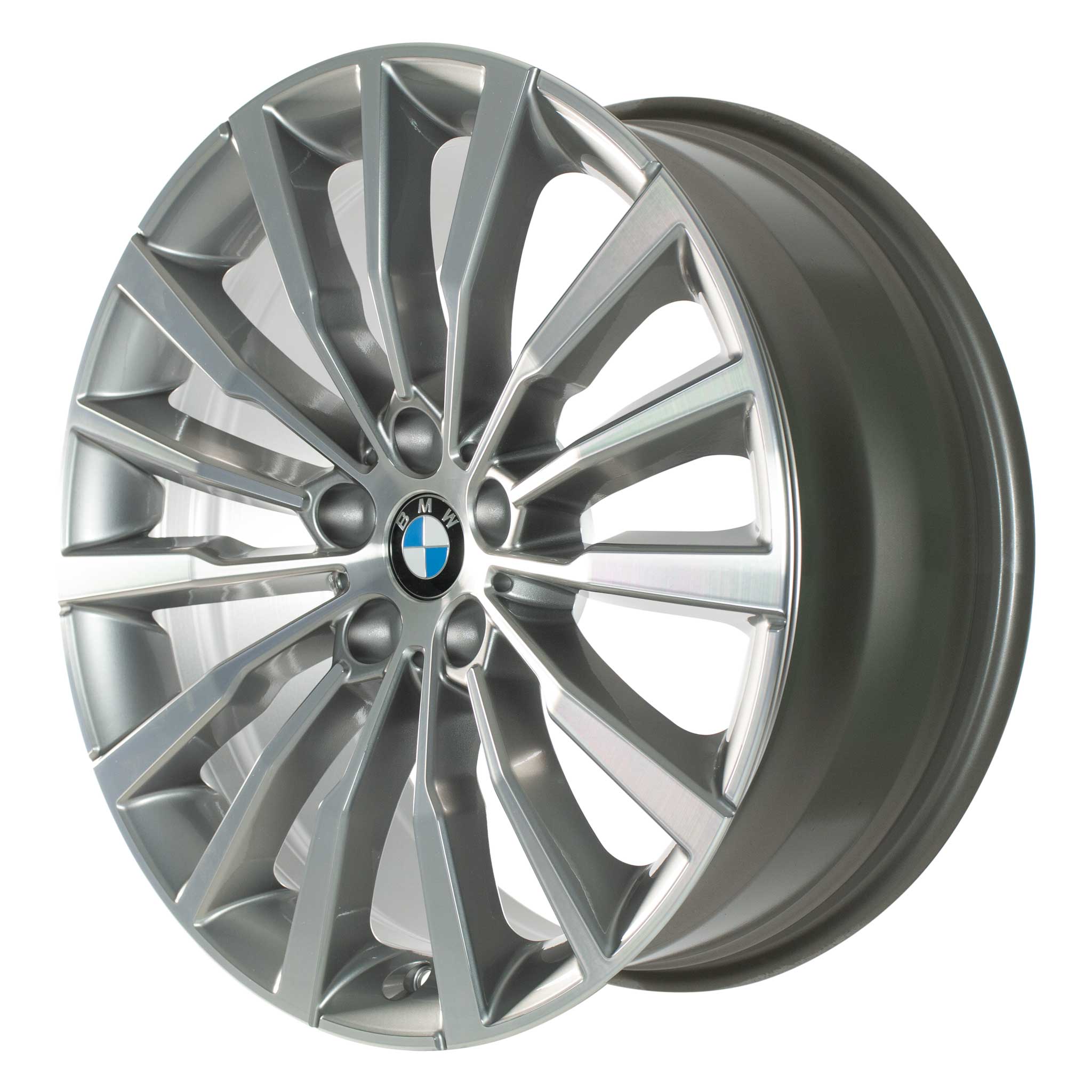 BMW 731 Ferric Grey with Bright Turned Alloy Wheel Product Image #2