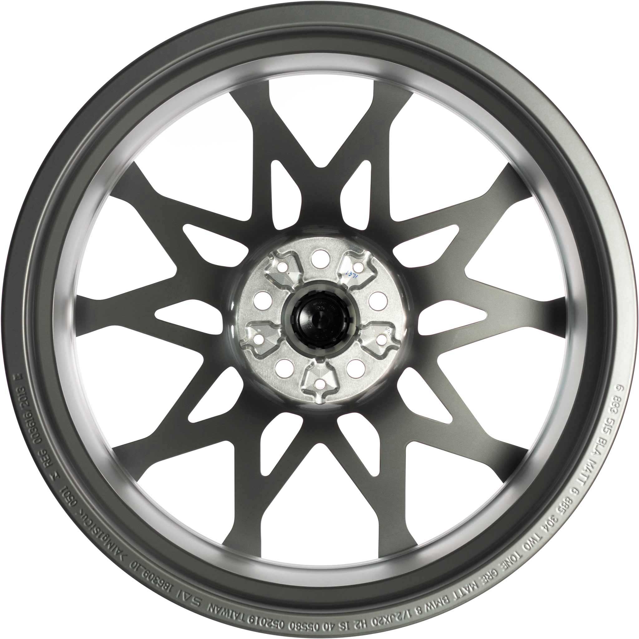 BMW 795M Forged Ferric Grey Matt with Bright Turned Alloy Wheel Product Image #4