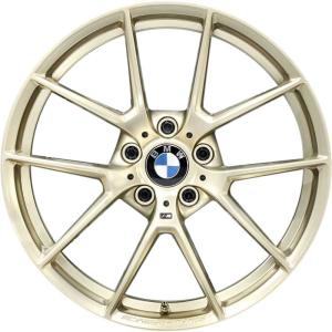 19" BMW 763M Performance Forged frozen gold matt alloy wheel