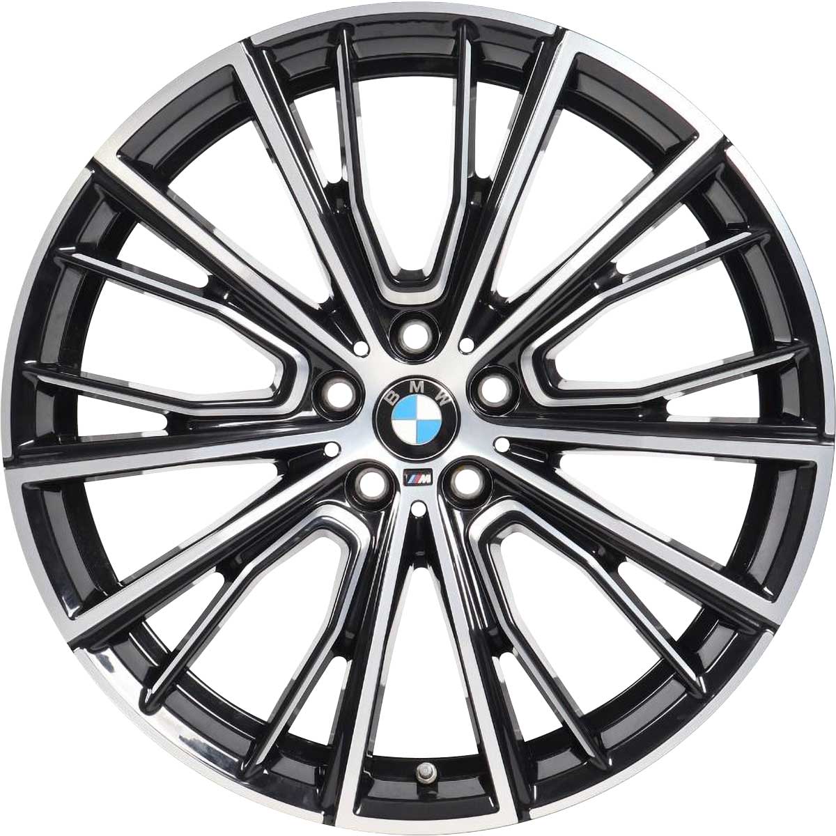 BMW 732M Black with Bright Turned Alloy Wheel Product Image #1