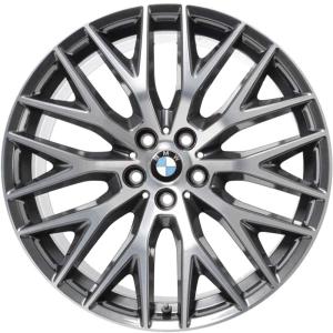 BMW 636 Jet Black with Bright Turned Alloy Wheel for BMW 8 Series G16 - Sizes 20in