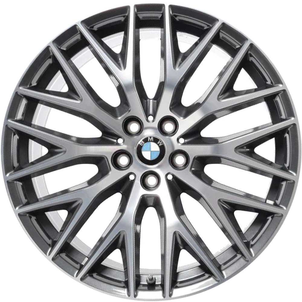 BMW 636 Jet Black with Bright Turned Alloy Wheel Product Image #1