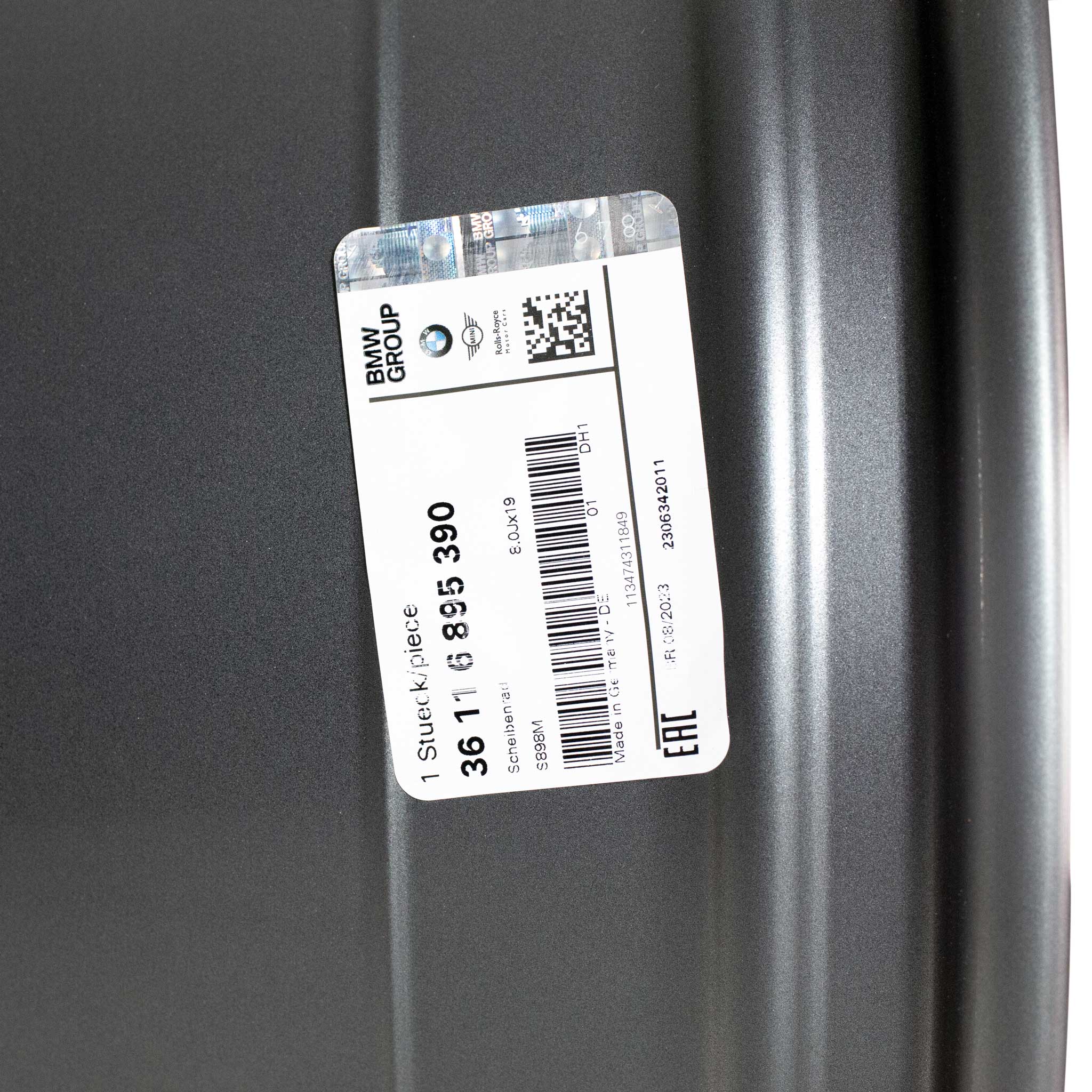 BMW 898M Frozen Gunmetal Alloy Wheel Product Image #5