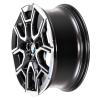 BMW 867 Midnight Grey with Bright Turned and Silver Inserts Wheel Img 2