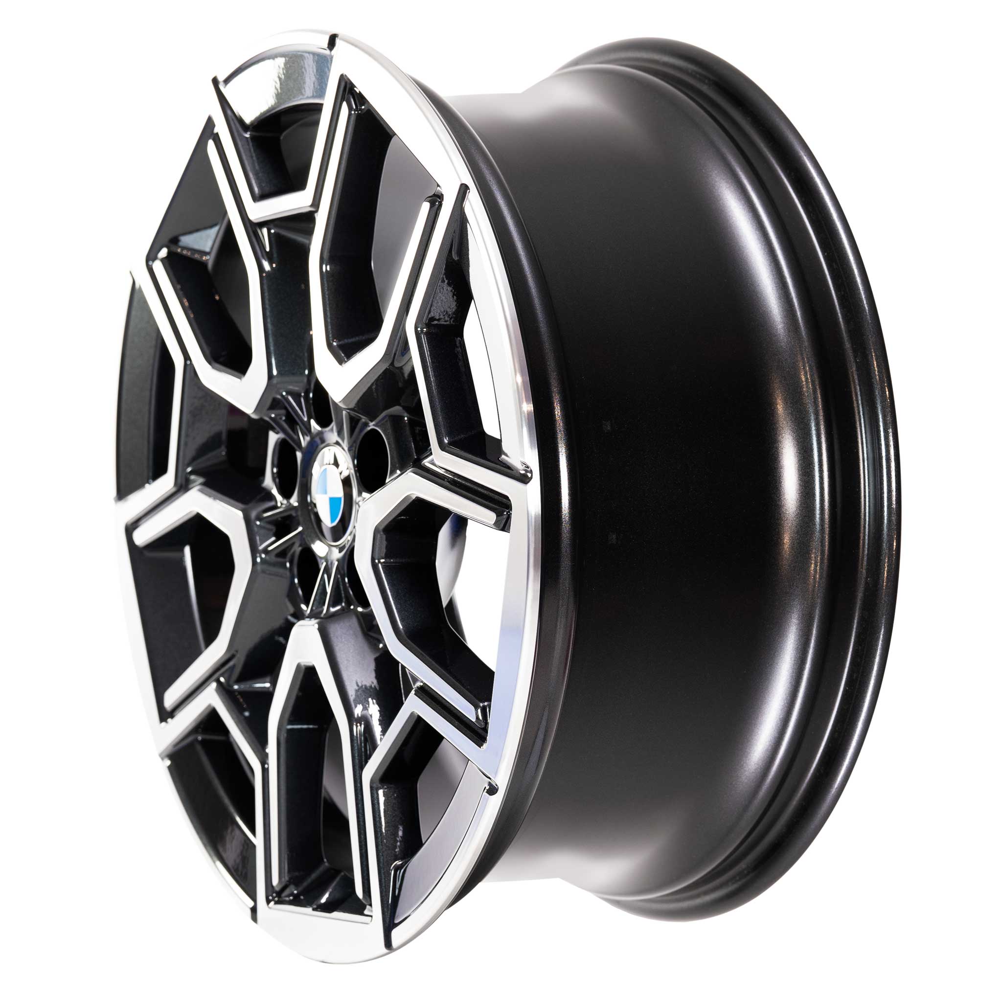 BMW 867 Midnight Grey with Bright Turned and Silver Inserts Alloy Wheel Product Image #2