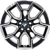 BMW 867 Midnight Grey with Bright Turned and Silver Inserts Wheel Img 1