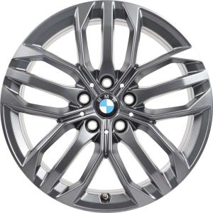 18" BMW 879 Gunmetal Grey alloy wheel